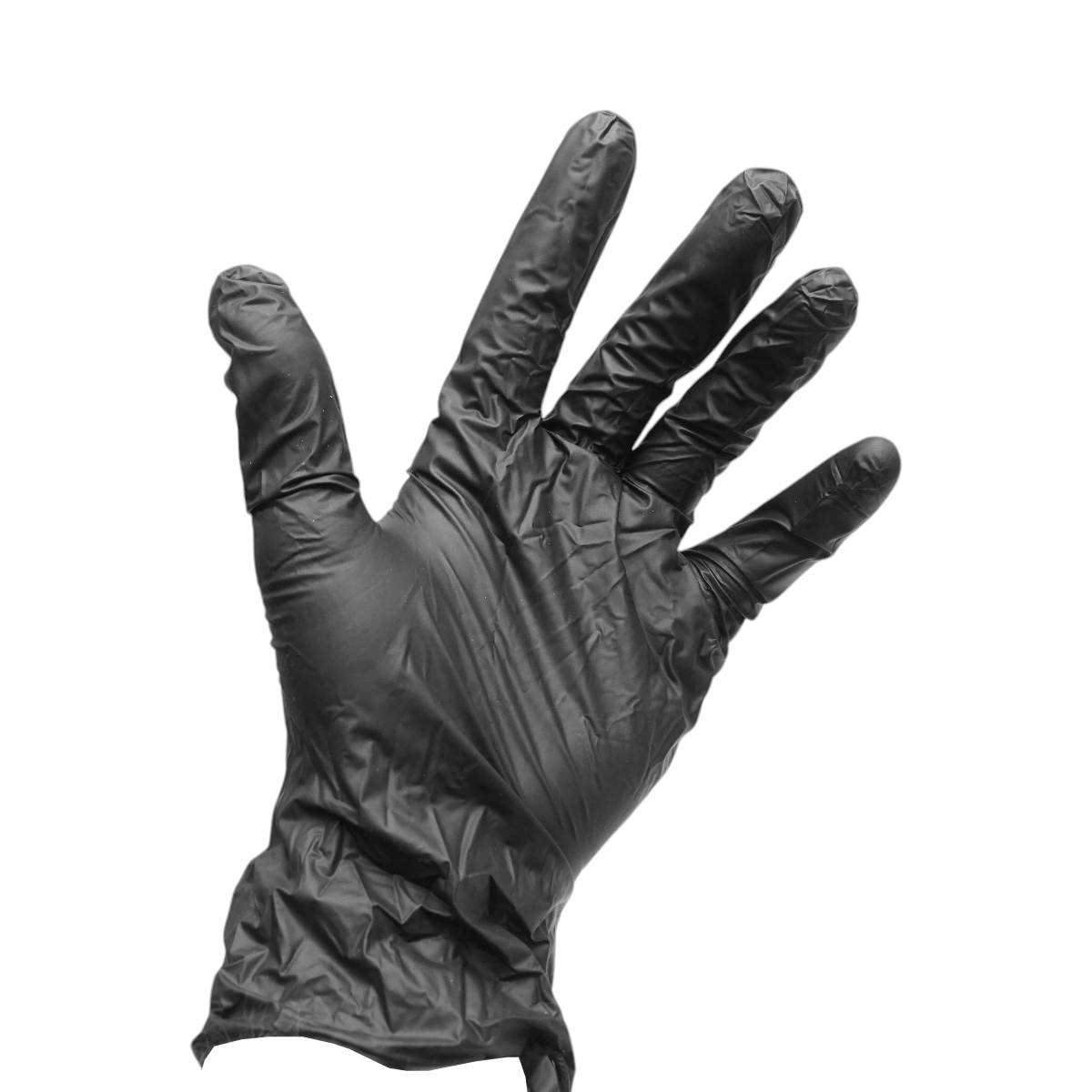 Manusi din nitril sintetic negre nepudrate marimea XL 100 buc/cutie - imagine 4