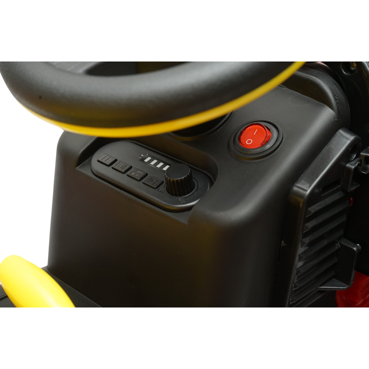 Tractor electric cu remorca, telecomanda si baterie pentru copii 1580x580x730mm - imagine 13