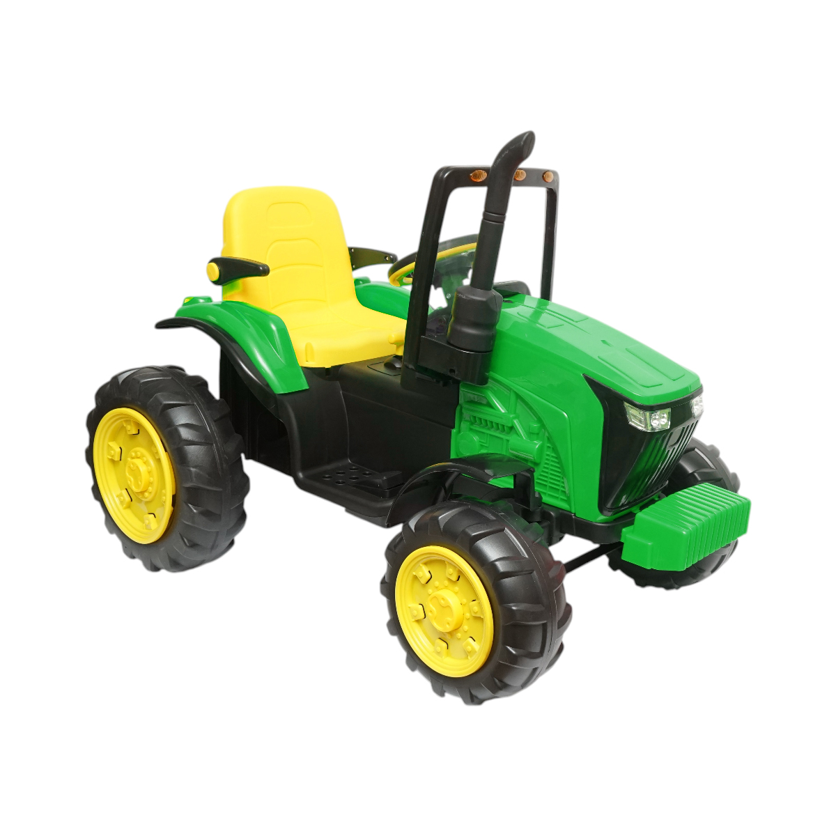 Tractor electric cu remorca, telecomanda si baterie pentru copii 1580x580x730mm - imagine 7