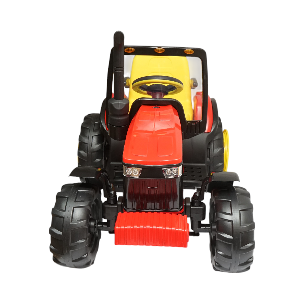 Tractor electric cu remorca, telecomanda si baterie pentru copii 1580x580x730mm - imagine 4