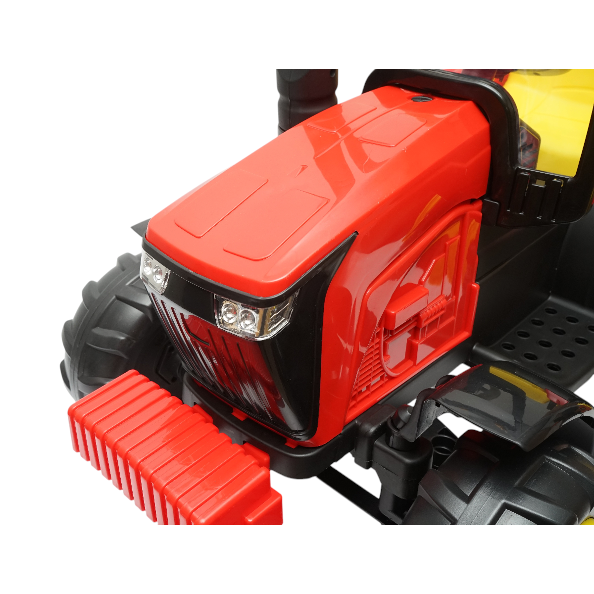 Tractor electric cu remorca, telecomanda si baterie pentru copii 1580x580x730mm - imagine 10