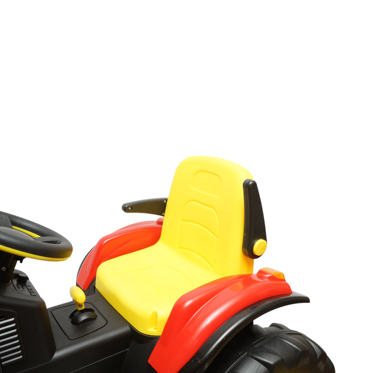 Tractor electric cu remorca, telecomanda si baterie pentru copii 1580x580x730mm - imagine 11