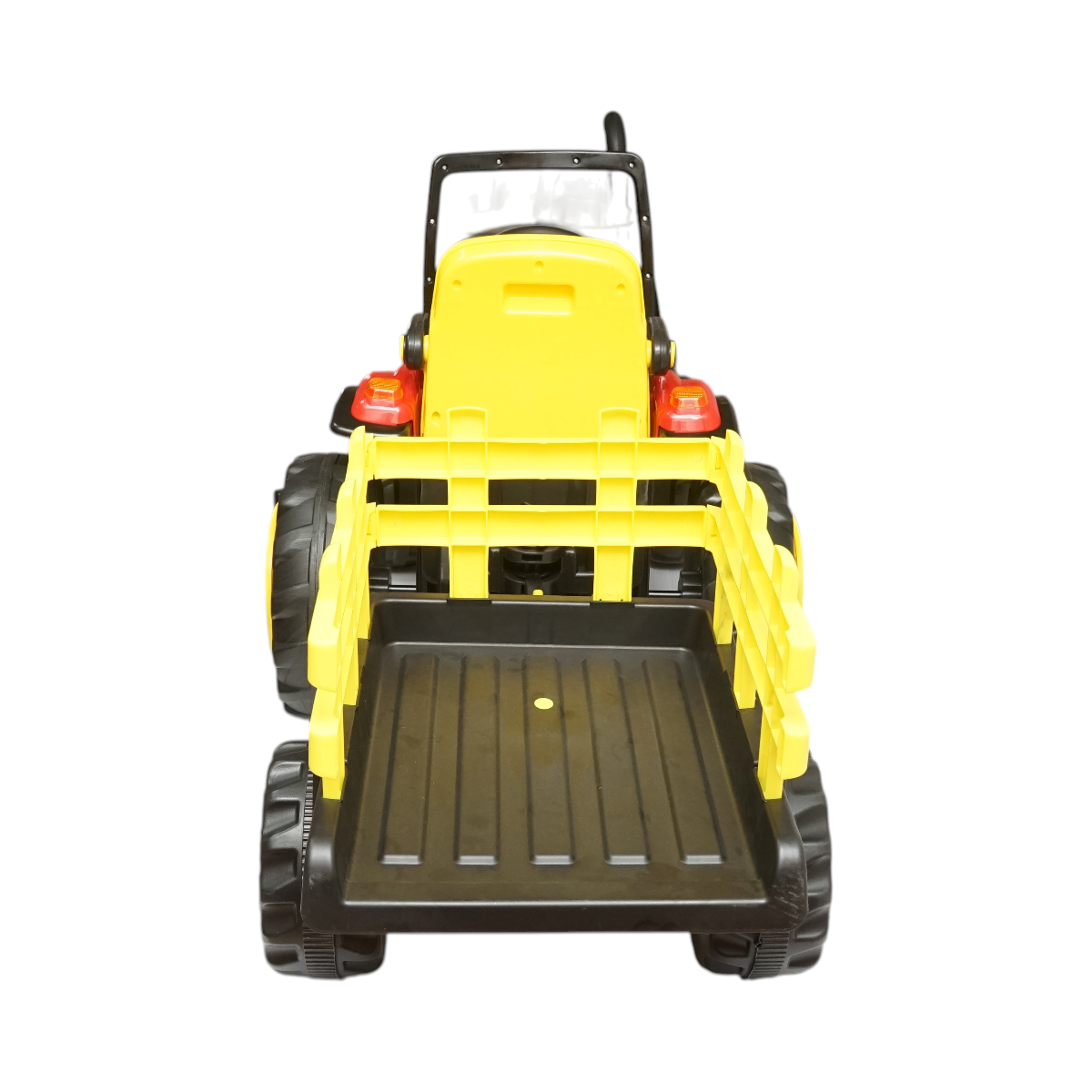 Tractor electric cu remorca, telecomanda si baterie pentru copii 1580x580x730mm - imagine 6