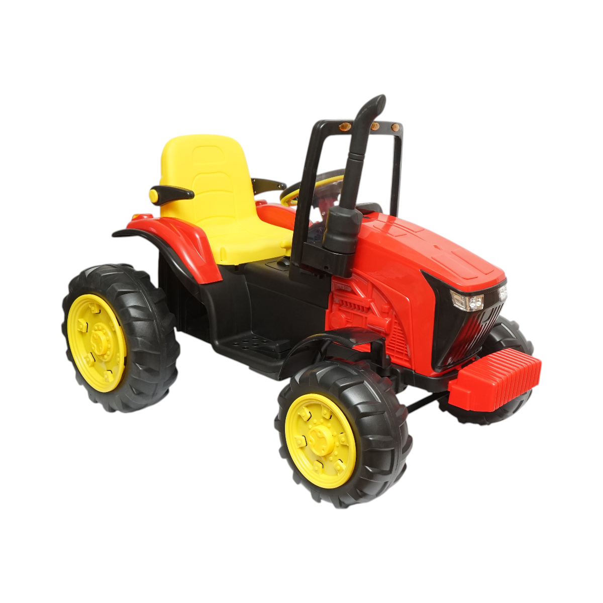 Tractor electric cu remorca, telecomanda si baterie pentru copii 1580x580x730mm - imagine 7