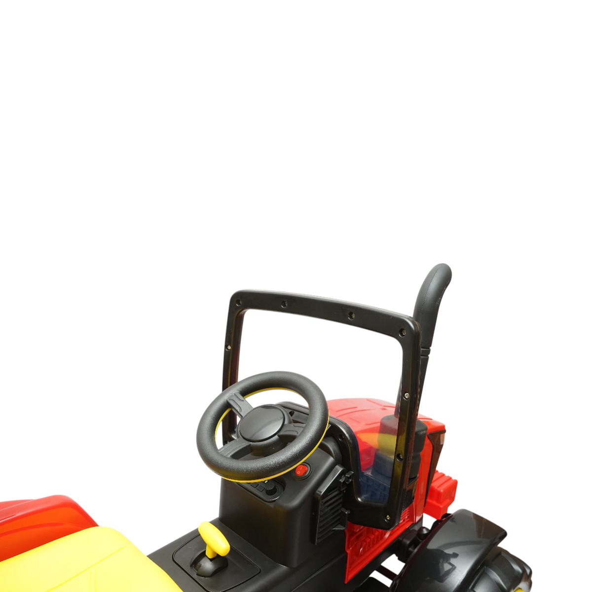 Tractor electric cu remorca, telecomanda si baterie pentru copii 1580x580x730mm - imagine 12