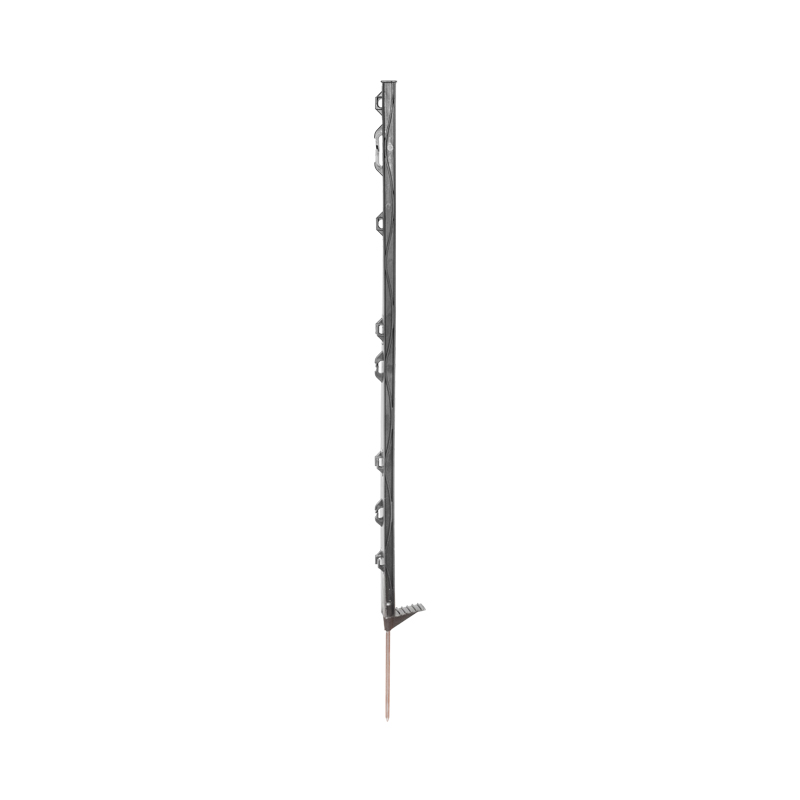 Stalp din plastic 1110mm negru pentru fir gard electric Breckner Germany - imagine 3