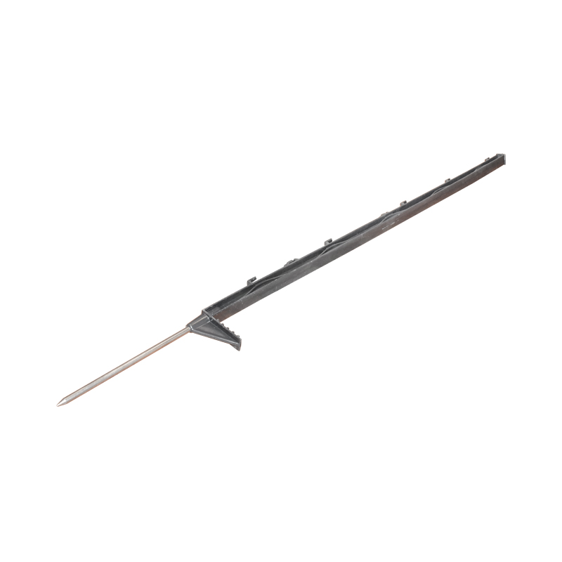 Stalp din plastic 1110mm negru pentru fir gard electric Breckner Germany