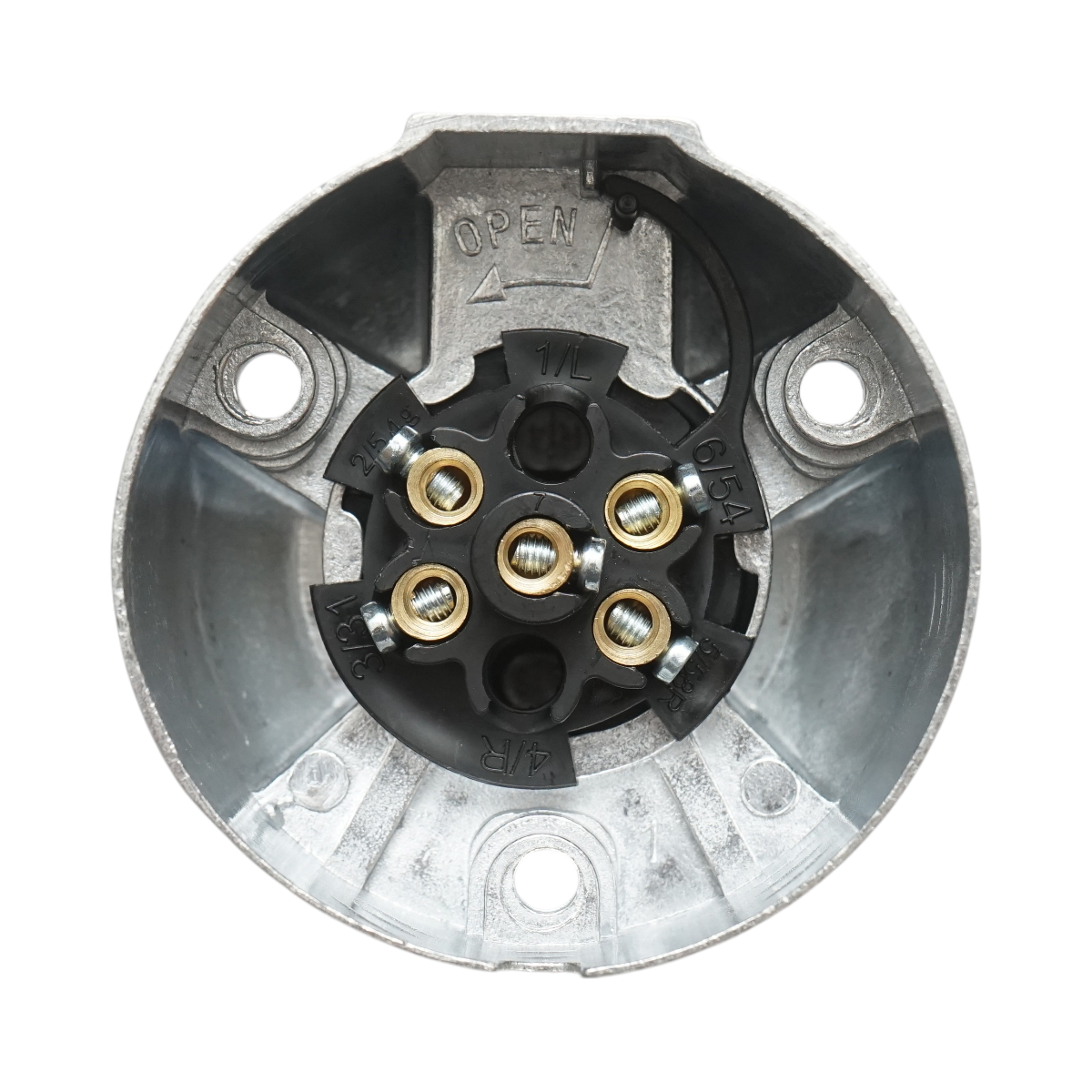 Priza remorca aluminiu 5 pini 24V cod OEM 8JB001940-001 Breckner Germany - imagine 5