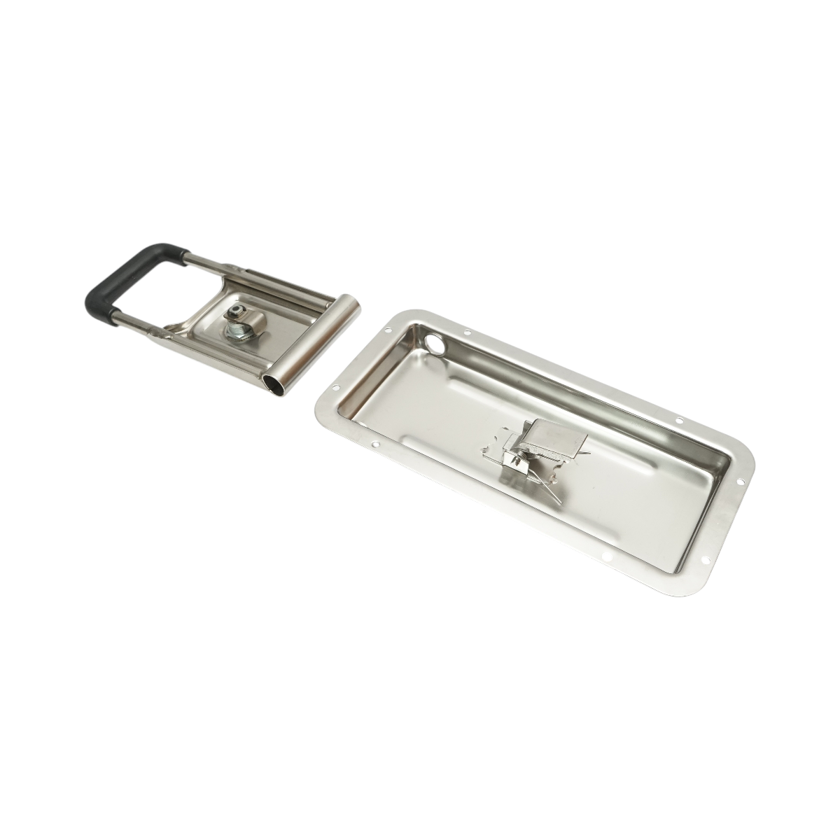 Incuietoare usa camion incastrat 16mm cu 2 chei din otel inoxidabil 270x130x23.5mm - imagine 5