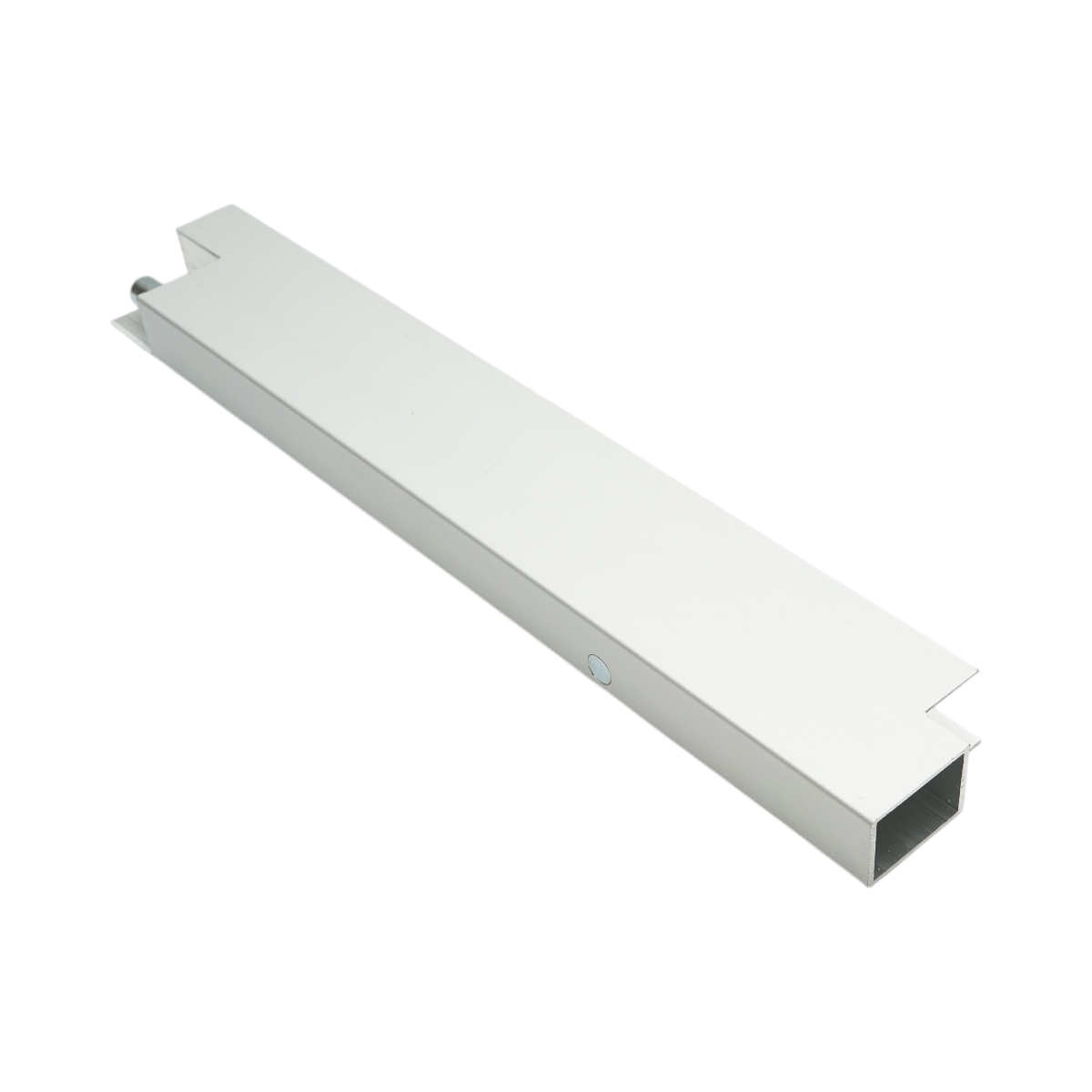 Inchizator oblon interior dreapta aluminiu, maner otel zincat 400mm - imagine 4