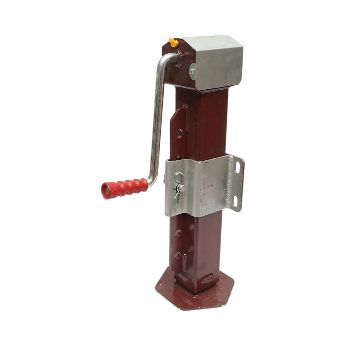 Picior de sprijin remorca reglabil cu manivela 57cm, fixare laterala, sarcina maxima 8000Kg - imagine 4