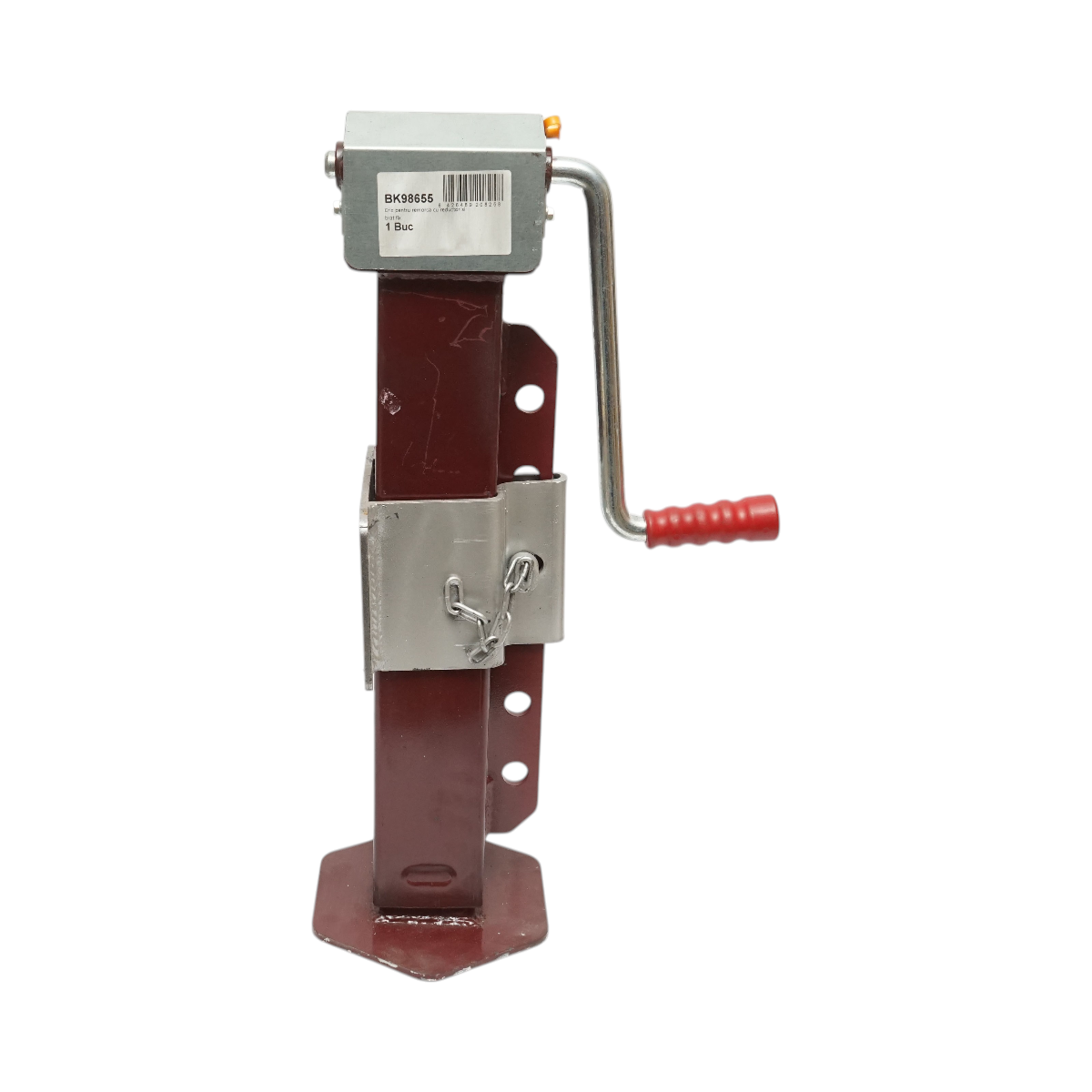 Picior de sprijin remorca reglabil cu manivela 57cm, fixare laterala, sarcina maxima 8000Kg - imagine 2