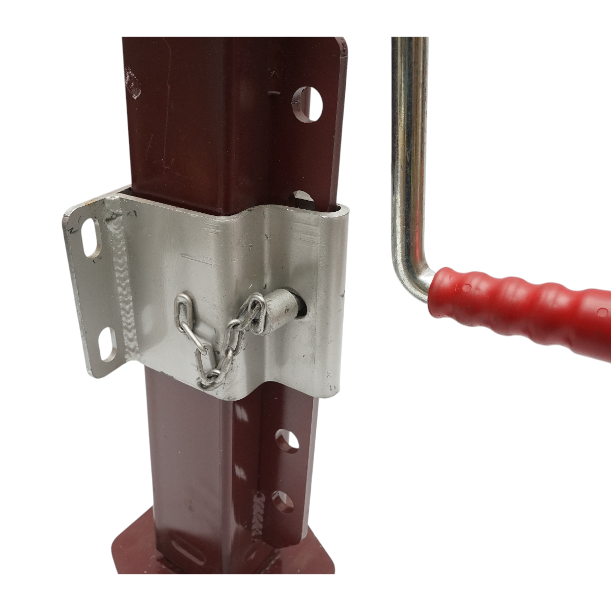 Picior de sprijin remorca reglabil cu manivela 57cm, fixare laterala, sarcina maxima 8000Kg - imagine 5