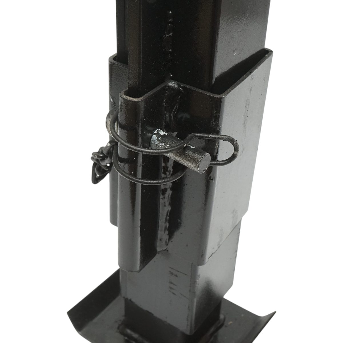 Picior de sprijin remorca reglabil cu manivela 50cm, fixare laterala, cilindru 80mm sarcina maxima 6000Kg - imagine 5