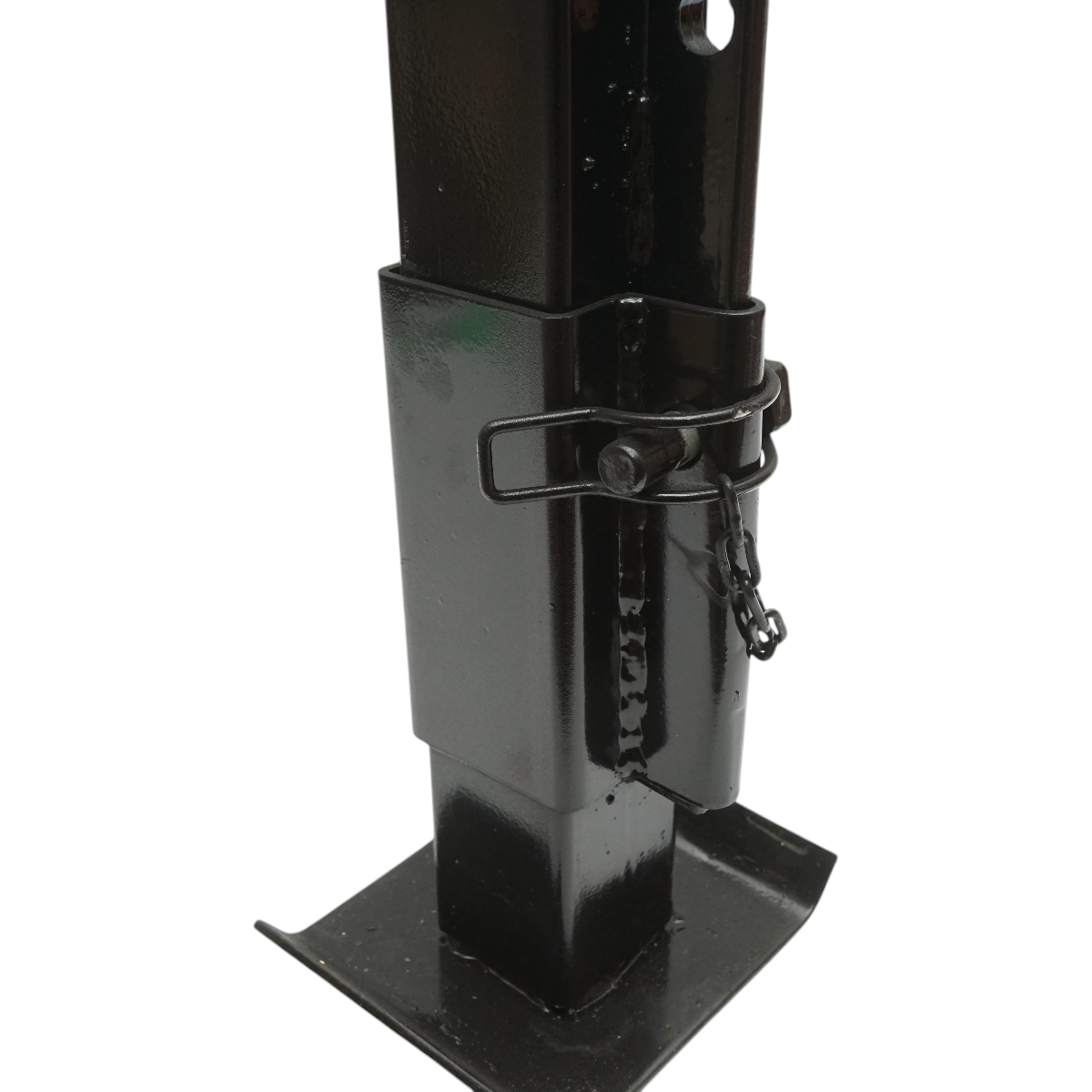 Picior de sprijin remorca reglabil cu manivela 50cm, fixare laterala, cilindru 60mm, sarcina maxima 6000Kg - imagine 5