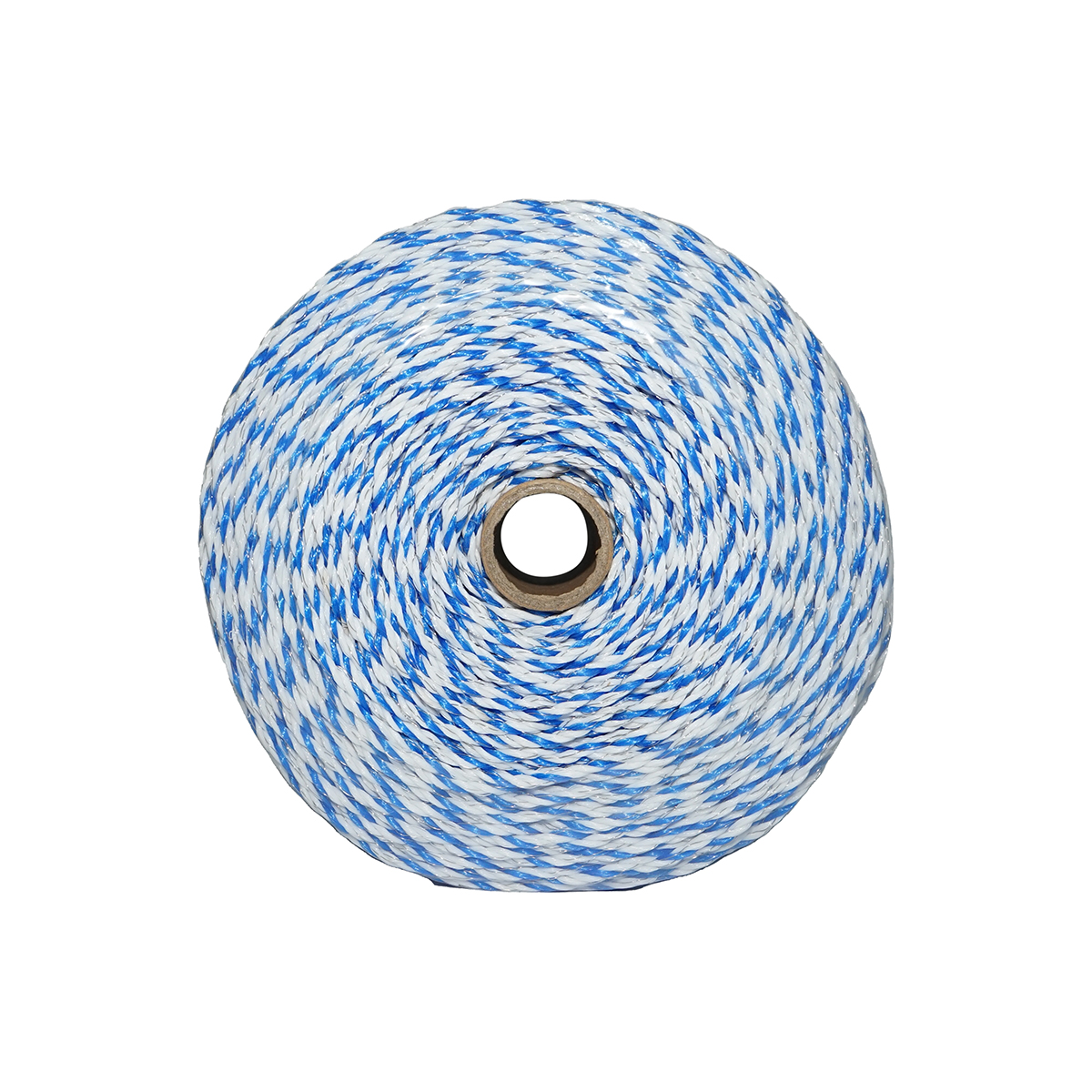 Rola fir alb-albastru fi 3mm 3x0.2mm SS, 7,8 Ohm/m, 500m gard electric Breckner Germany - imagine 4