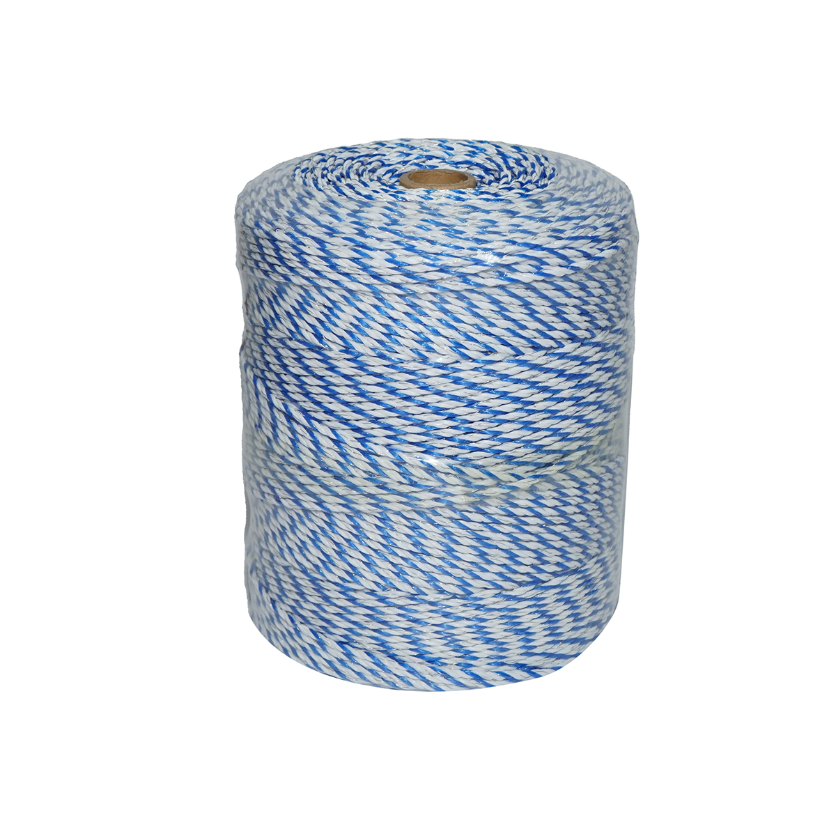 Rola fir alb-albastru fi 3mm 3x0.2mm SS, 7,8 Ohm/m, 500m gard electric Breckner Germany - imagine 3