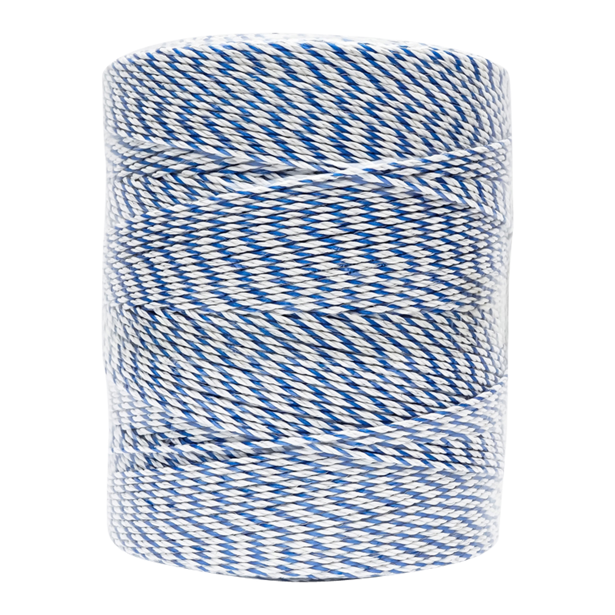 Rola fir alb-albastru fi 3mm. 3x0.2mm. SS, 7,8 Ohm/m, 1000m gard electric Breckner Germany - imagine 2
