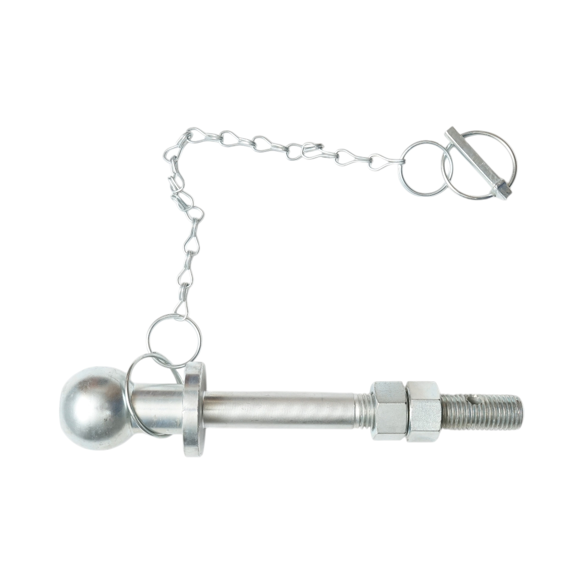 Nuca cui remorcare 50mm, filet M22, lungime 275mm cu lant si siguranta - imagine 4