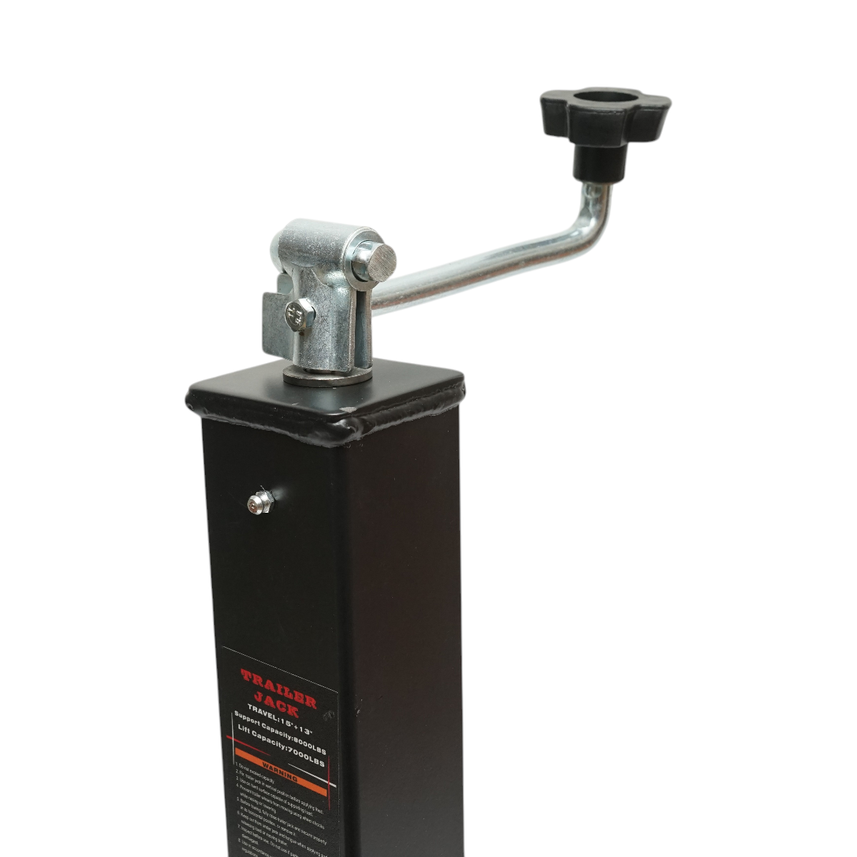 Picior de sprijin remorca reglabil cu manivela 56cm, fixare laterala, sarcina maxima 3175kg - imagine 5