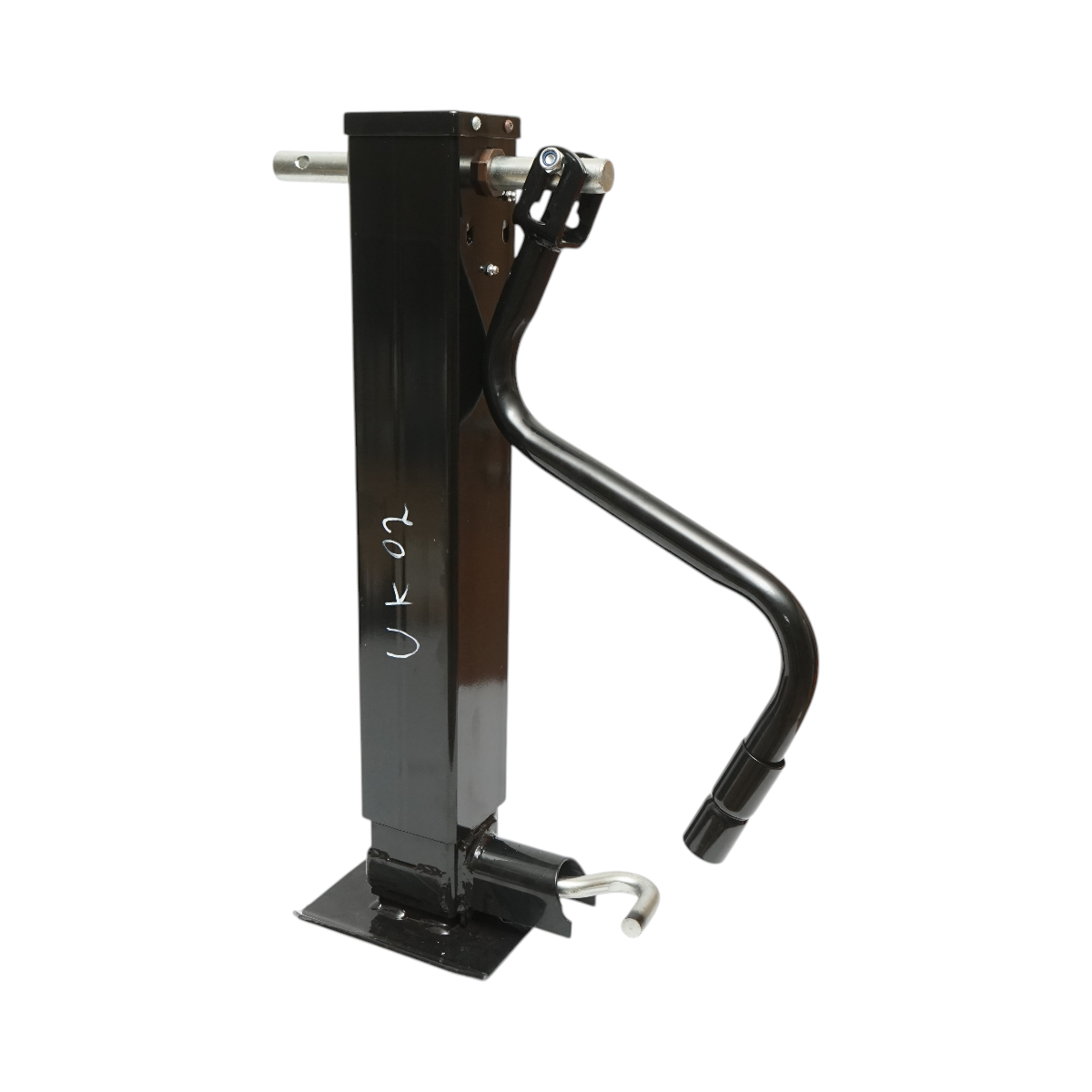 Picior de sprijin remorca reglabil cu manivela 71cm, fixare laterala, sarcina maxima 5443kg