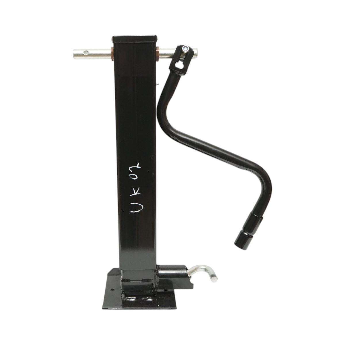 Picior de sprijin remorca reglabil cu manivela 71cm, fixare laterala, sarcina maxima 5443kg - imagine 3