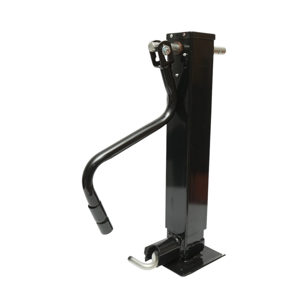 Picior de sprijin remorca reglabil cu manivela 71cm, fixare laterala, sarcina maxima 5443kg - imagine 2