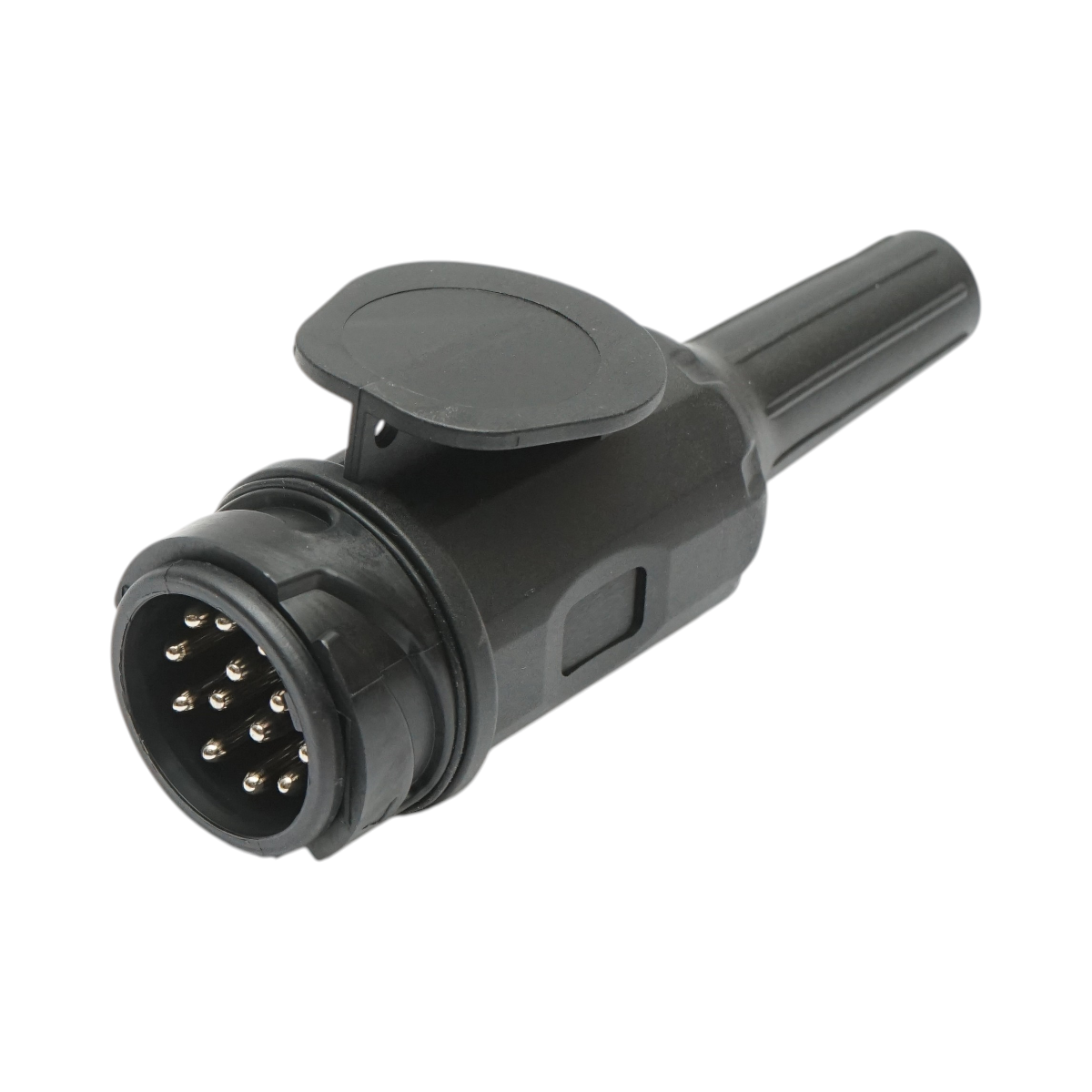 Fisa remorca 13 pini 12V cu capac, cablu electric 2 iesiri Breckner Germany - imagine 5