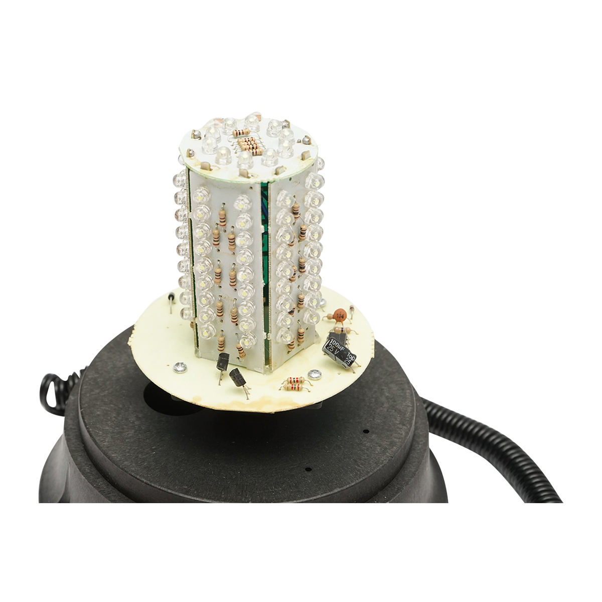 Girofar LED 12V cu talpa magnetica si alimentare la bricheta - imagine 3