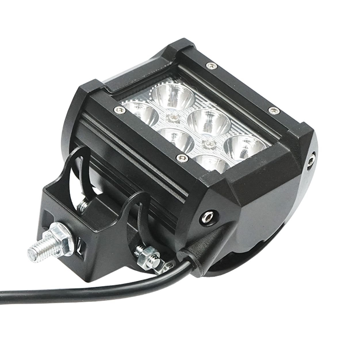 Lampa cu 6 LED-uri 10-30V 18W unghi radiere 30 de grade tip spot 4/9.8cm 6000K IP67 Breckner Germany - imagine 5