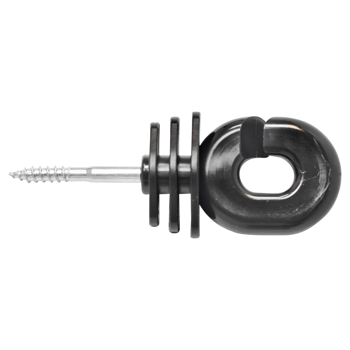 Izolator inelar negru 5.9mm 111x40mm gard electric Breckner Germany