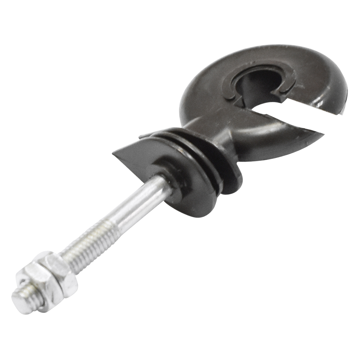 Izolator inelar premium cu filet 5.9mm 90x35mm si piulita gard electric Breckner Germany - imagine 3