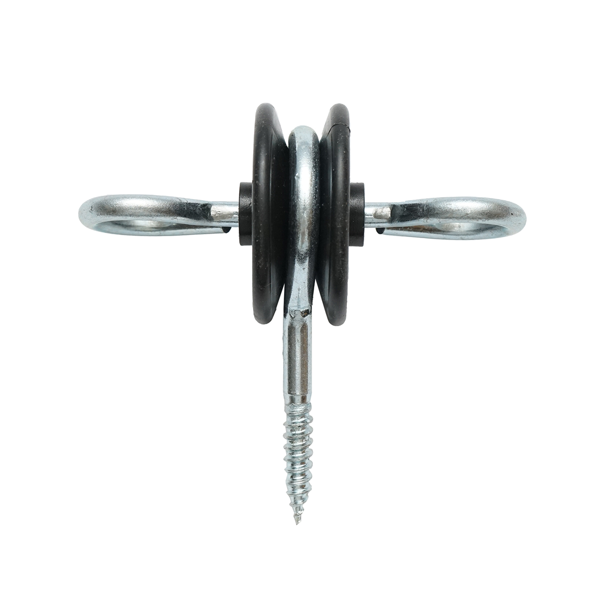 Izolator din otel inoxidabil cu ancorare dubla 5.9mm 90x86mm gard electric Breckner Germany - imagine 3