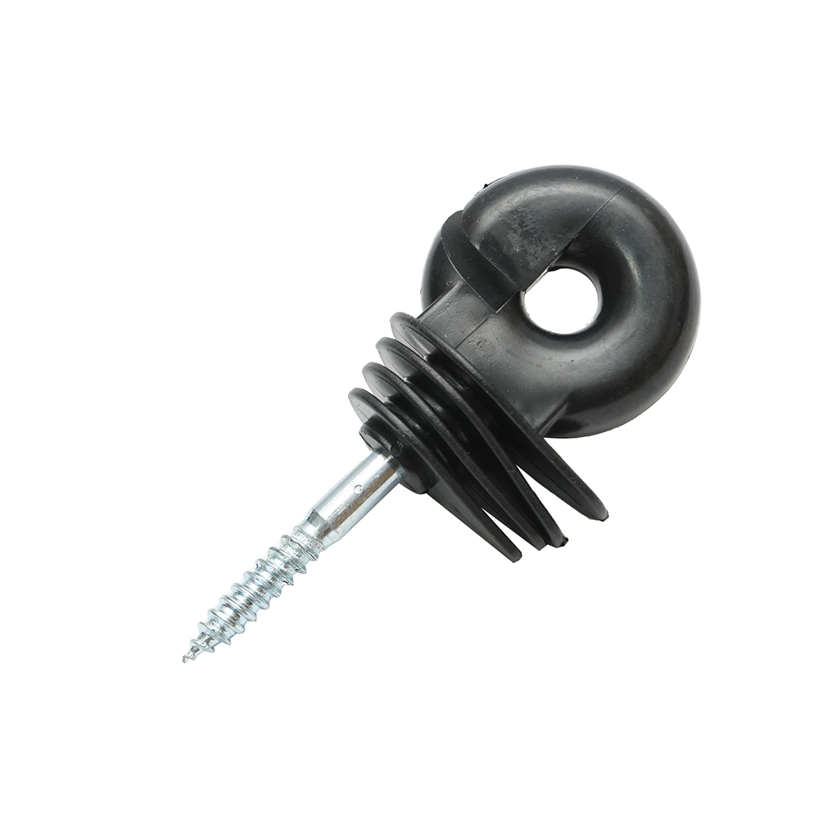 Izolator inelar compact negru fi 5.9mm 91x40mm gard electric Breckner Germany - imagine 2