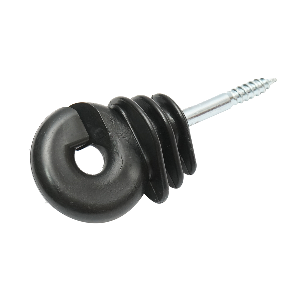 Izolator inelar Easy Drill negru fi 5.9mm 90x40 mm gard electric Breckner Germany - imagine 3