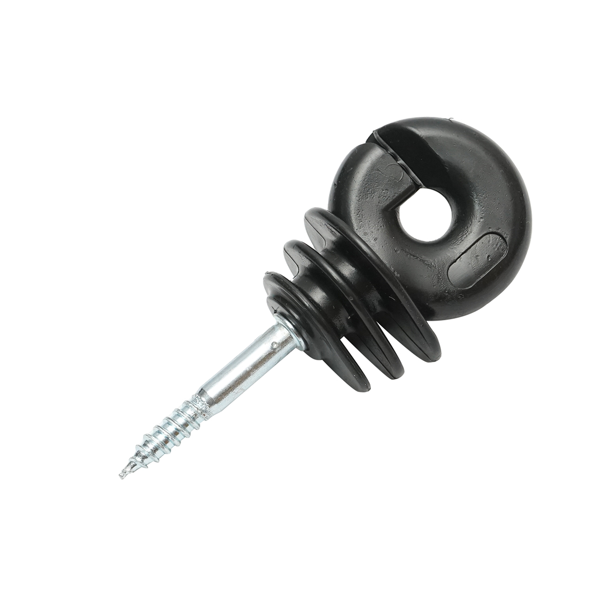 Izolator inelar Easy Drill negru fi 5.9mm 90x40 mm gard electric Breckner Germany - imagine 2