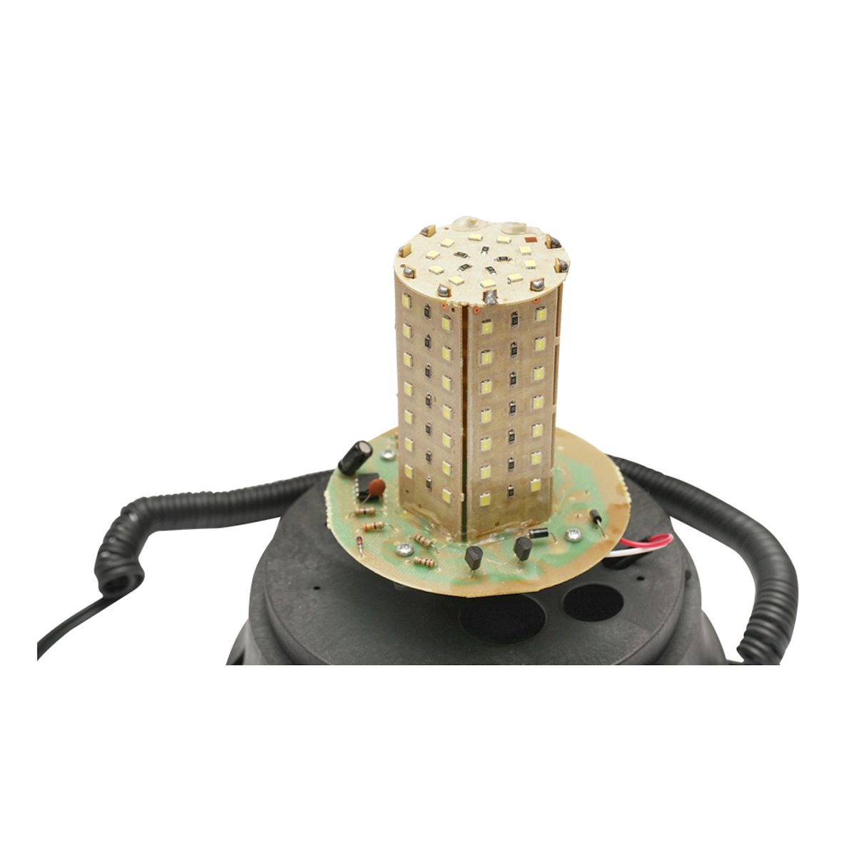 Girofar LED/SMD 12V cu talpa magnetica si alimentare la priza bricheta auto - imagine 3