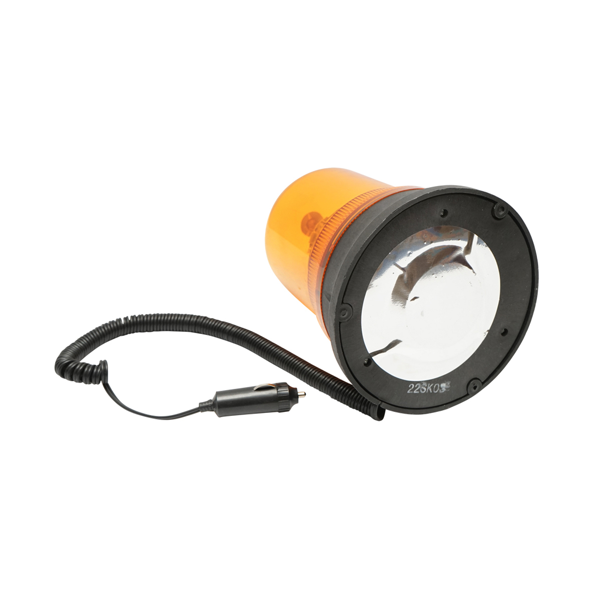 Girofar LED/SMD 12V cu talpa magnetica si alimentare la priza bricheta auto - imagine 2