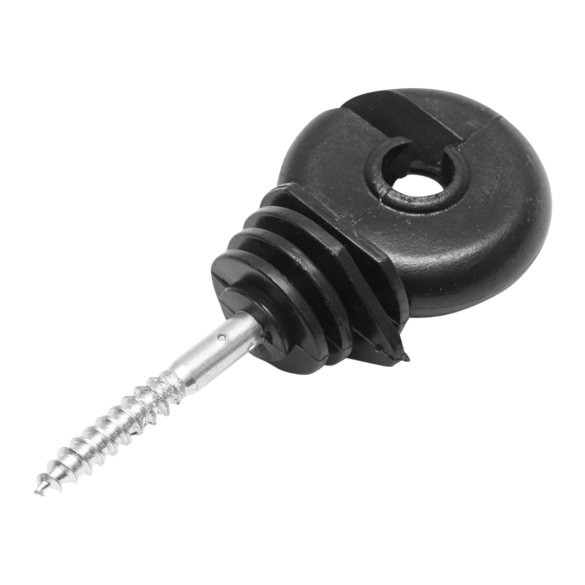 Izolator compact negru fi 5.6mm 87x37mm gard electric Breckner Germany - imagine 3