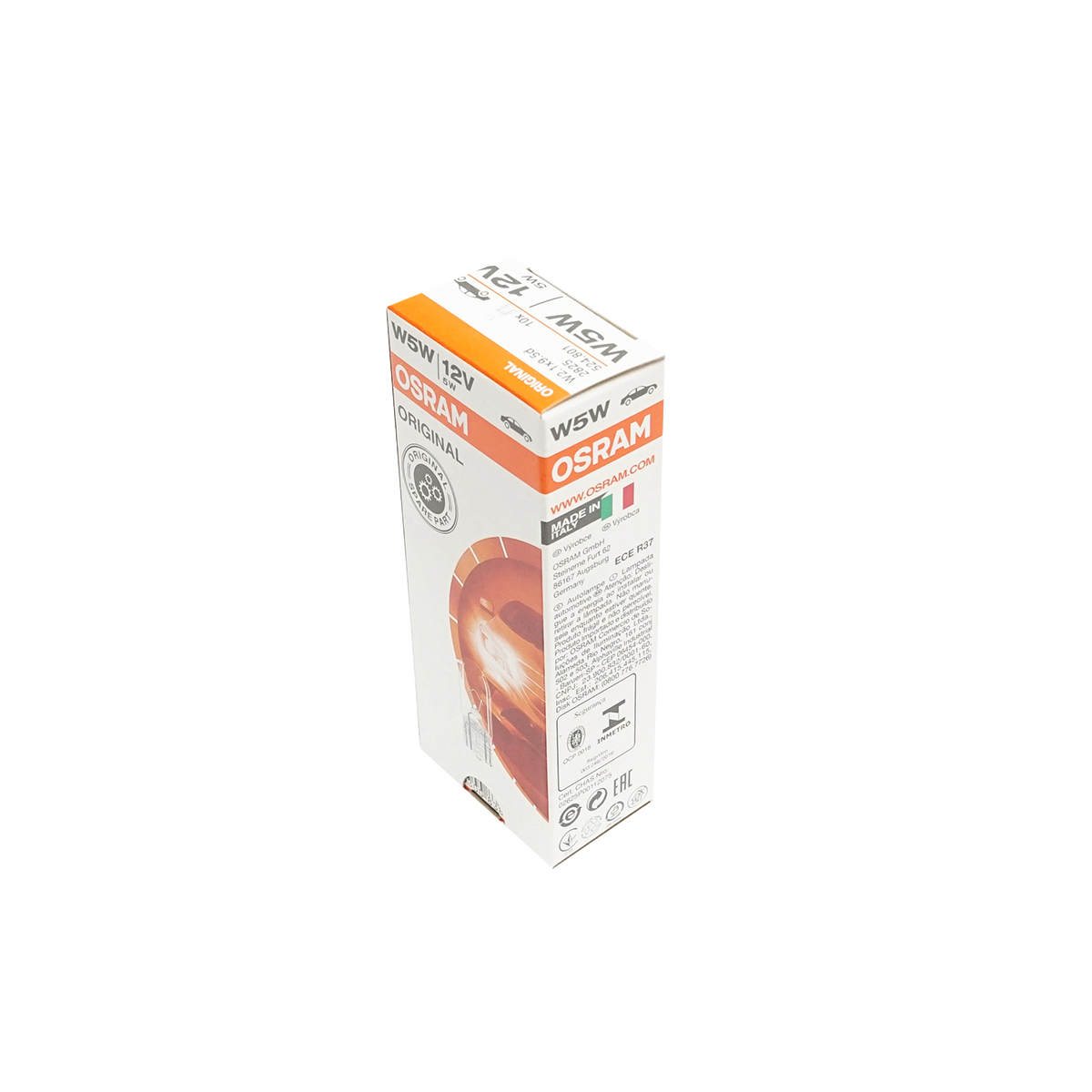 Bec 5W/12V W2.1x9.5D fara soclu Osram - imagine 4