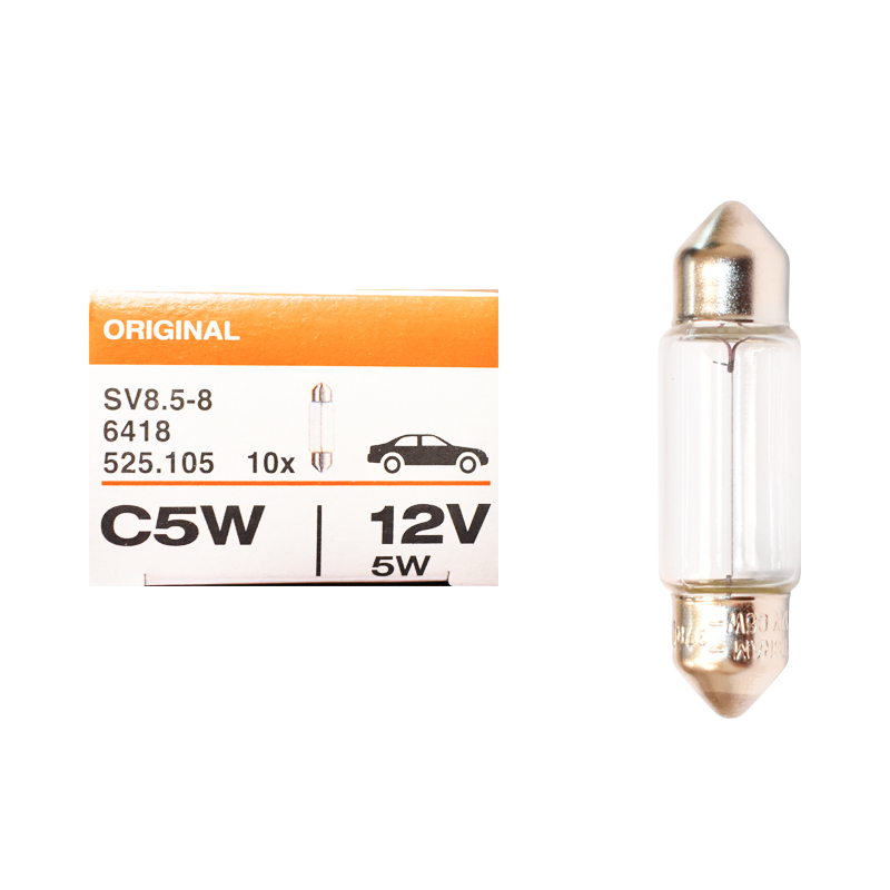 Bec (Osram) 5W / 12V SV8.5-8