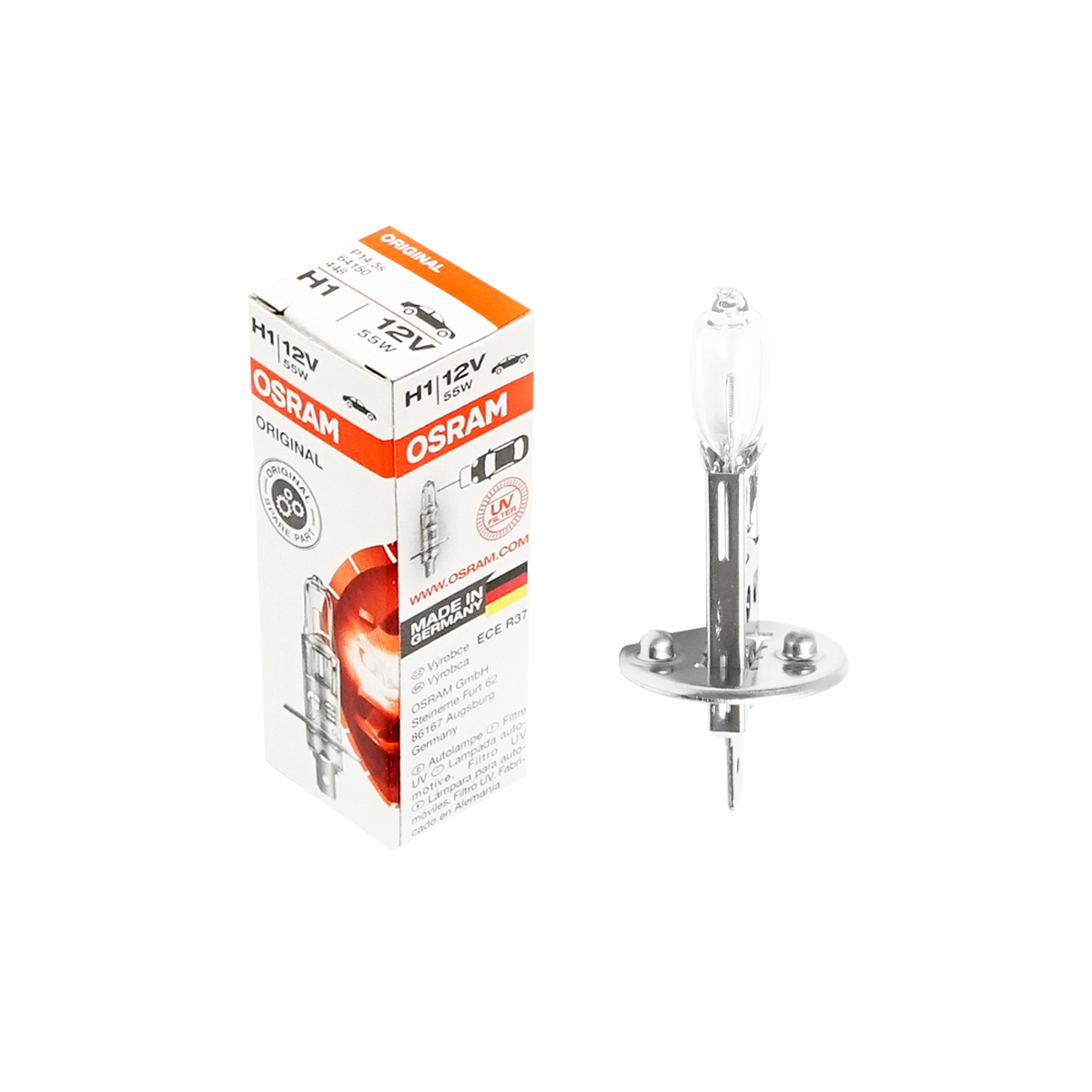 Bec halogen H1 12V/55W P14.5S Osram