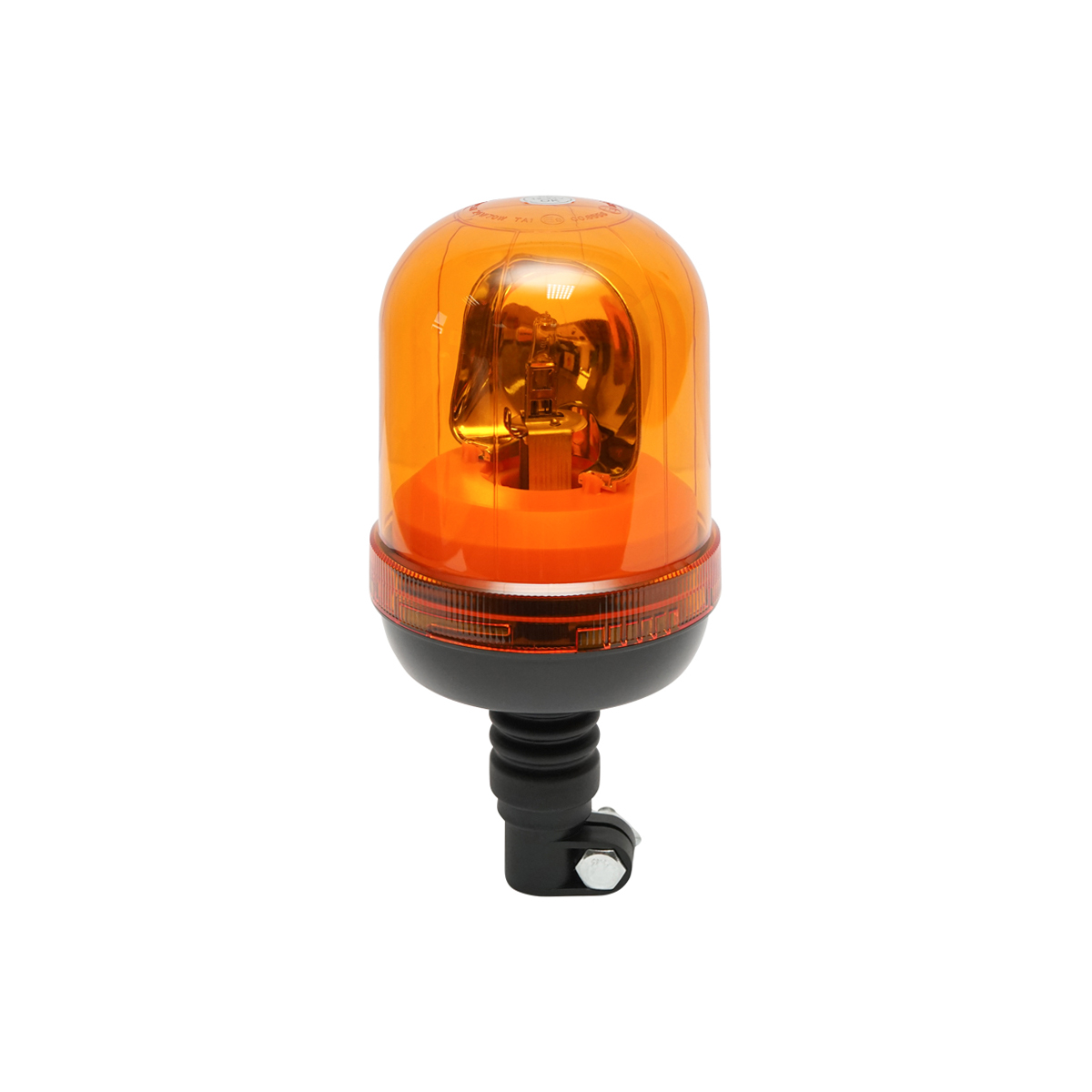 Girofar cu bec halogen H1 12-24V pentru suport picior