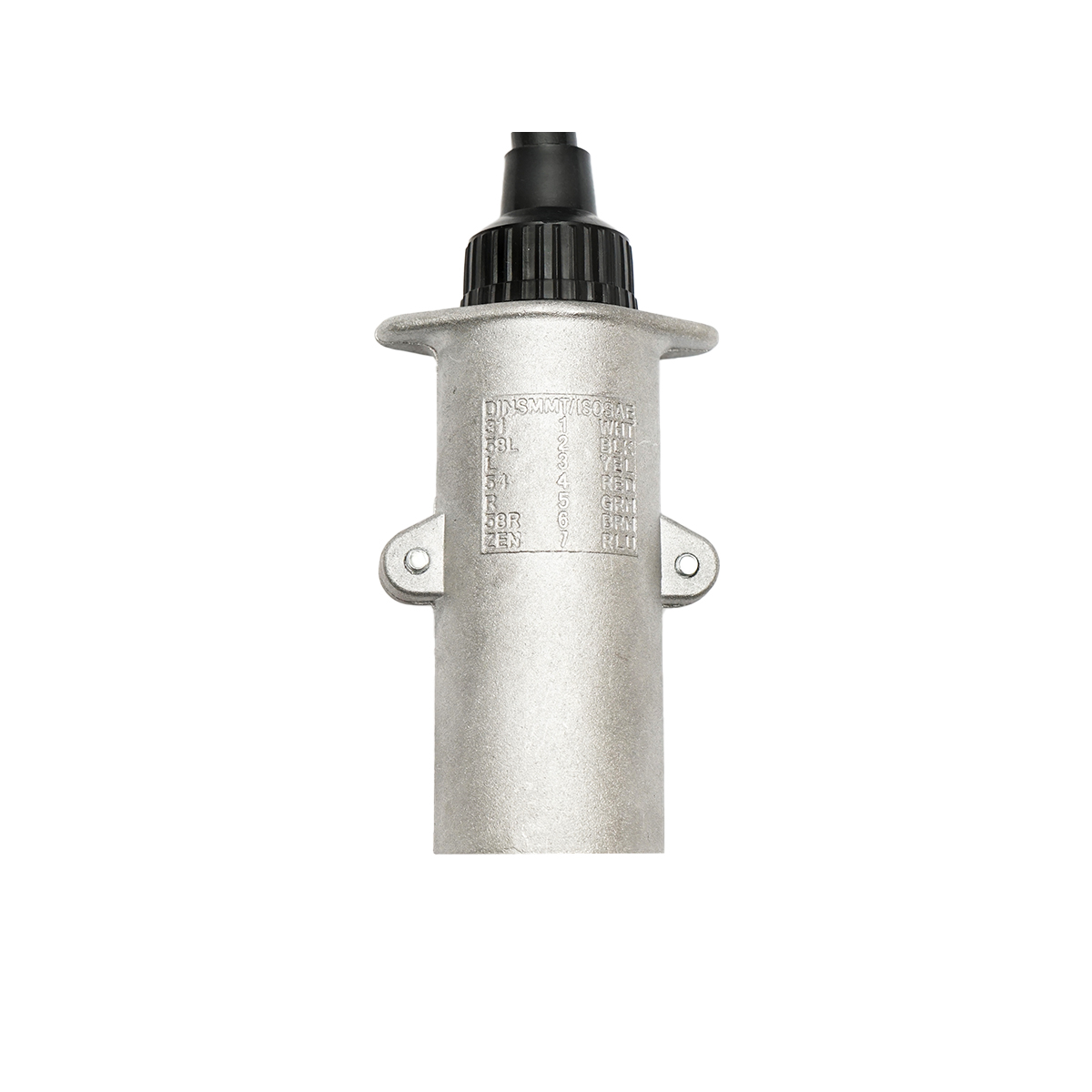 Cablu transfer curent 1x0,75mm+6*0,5mm / 7,5m alb 6+1 pini - imagine 2