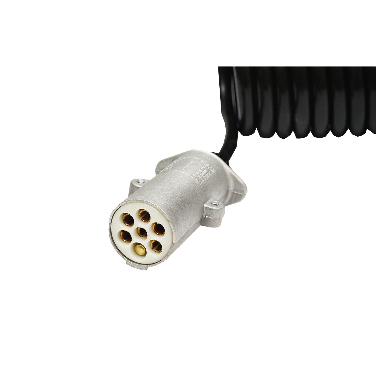 Cablu transfer curent 1x0,75mm+6*0,5mm / 7,5m alb 6+1 pini - imagine 3