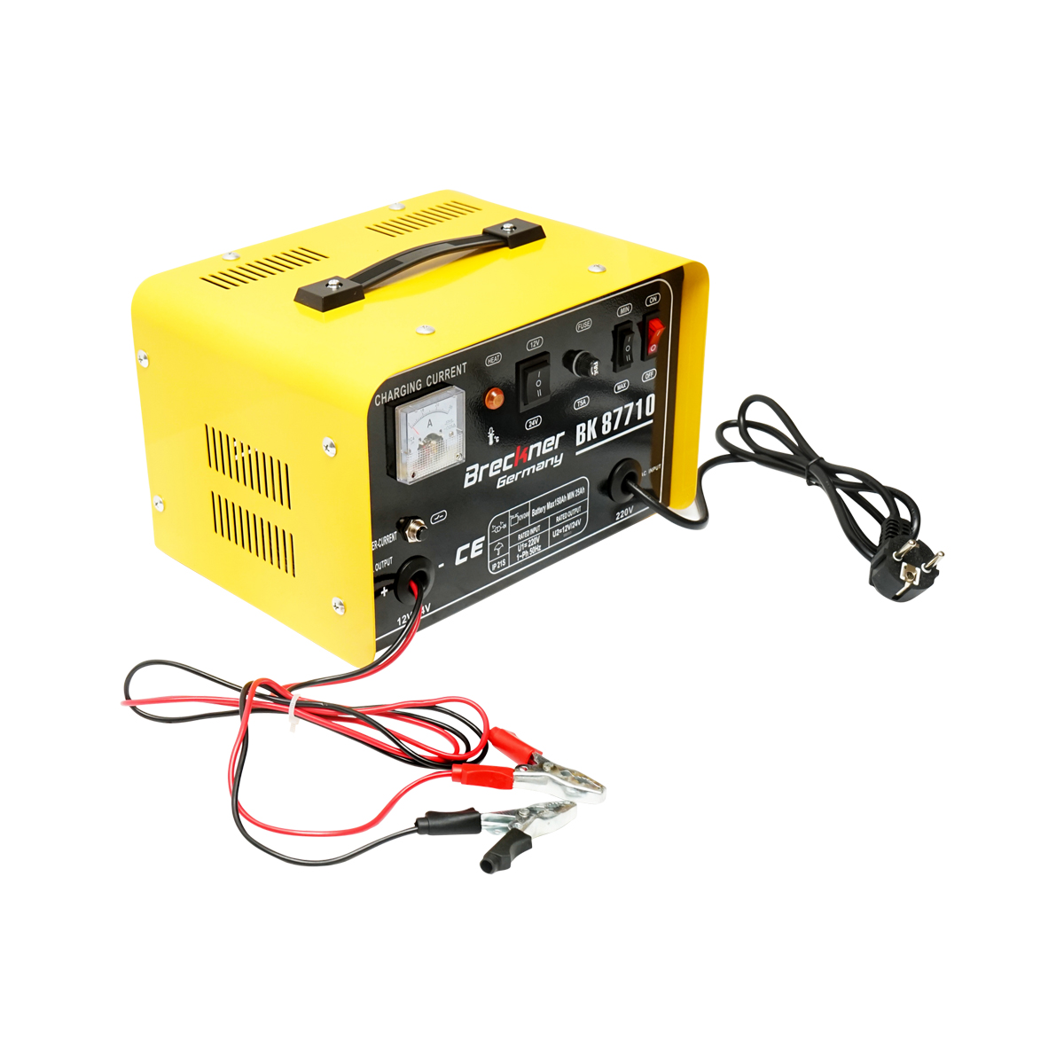 Redresor incarcator baterie auto 12-24V 20A 220V Breckner Germany - imagine 4