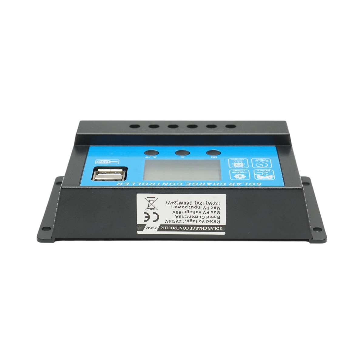 Panou solar 20W monocristalin 400x300x17mm cu regulator tensiune 10A, 12/24V Breckner Germany - imagine 10