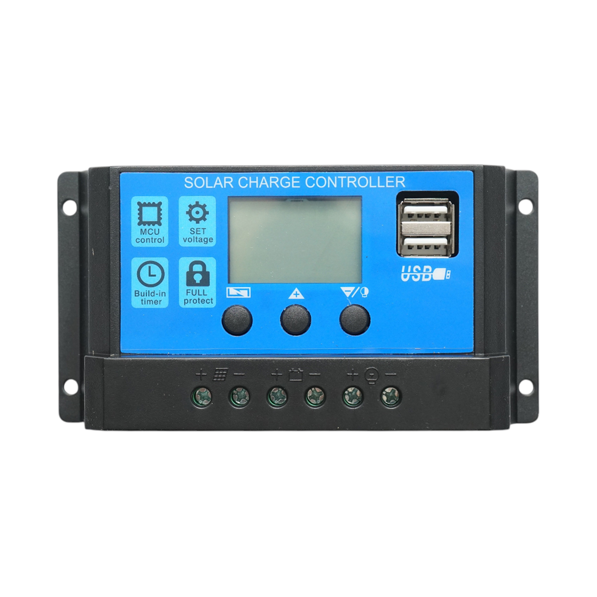 Panou solar 20W fotovoltaic monocristalin 400x300x17mm, regulator de incarcare 12/24V 10Ah, cablu 1.5/2m Breckner Germany - imagine 4