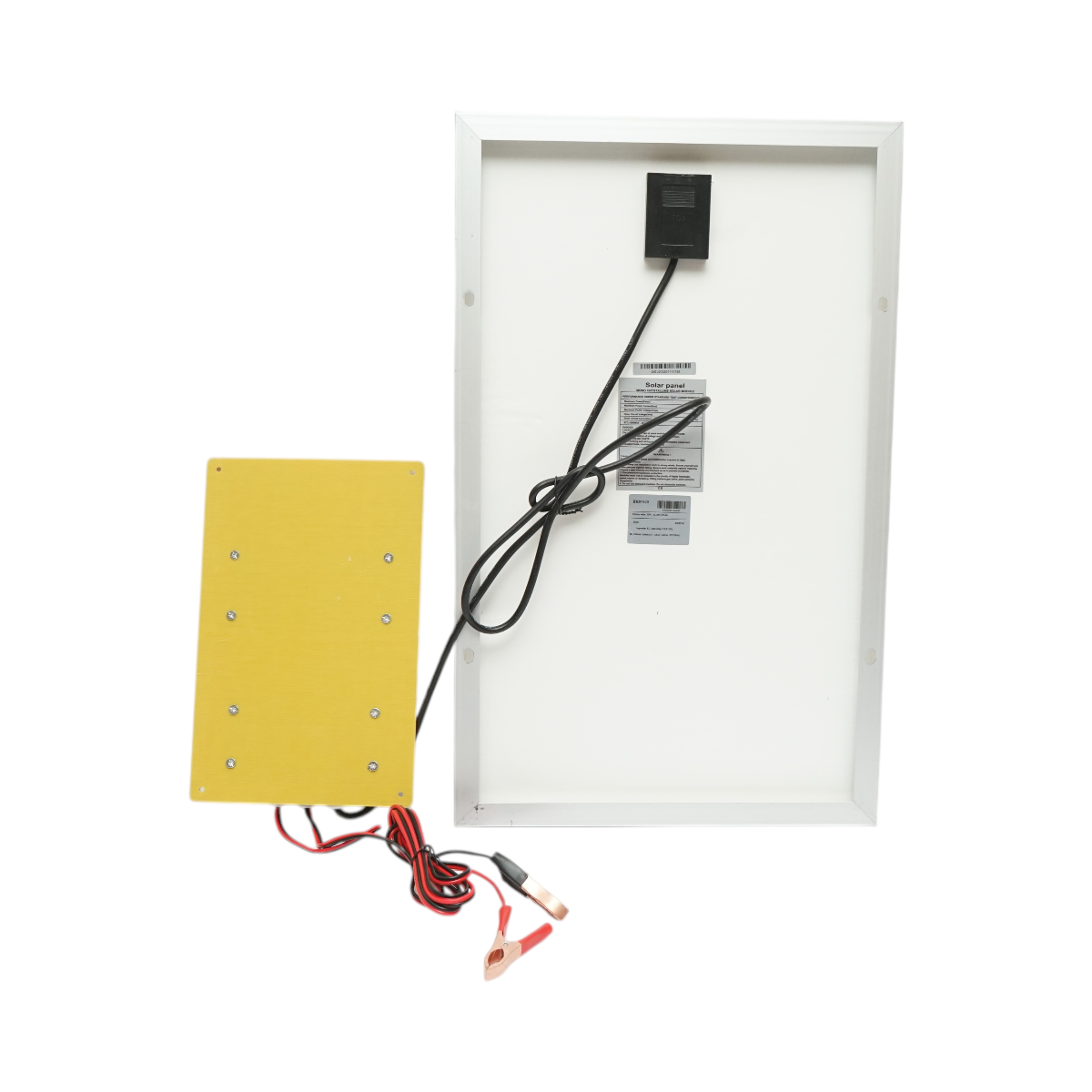 Panou solar 30W fotovoltaic monocristalin 560x345x25mm cu regulator 12-24V/10Ah, 2x USB si cablu 2m pentru baterie Breckner Germany - imagine 4