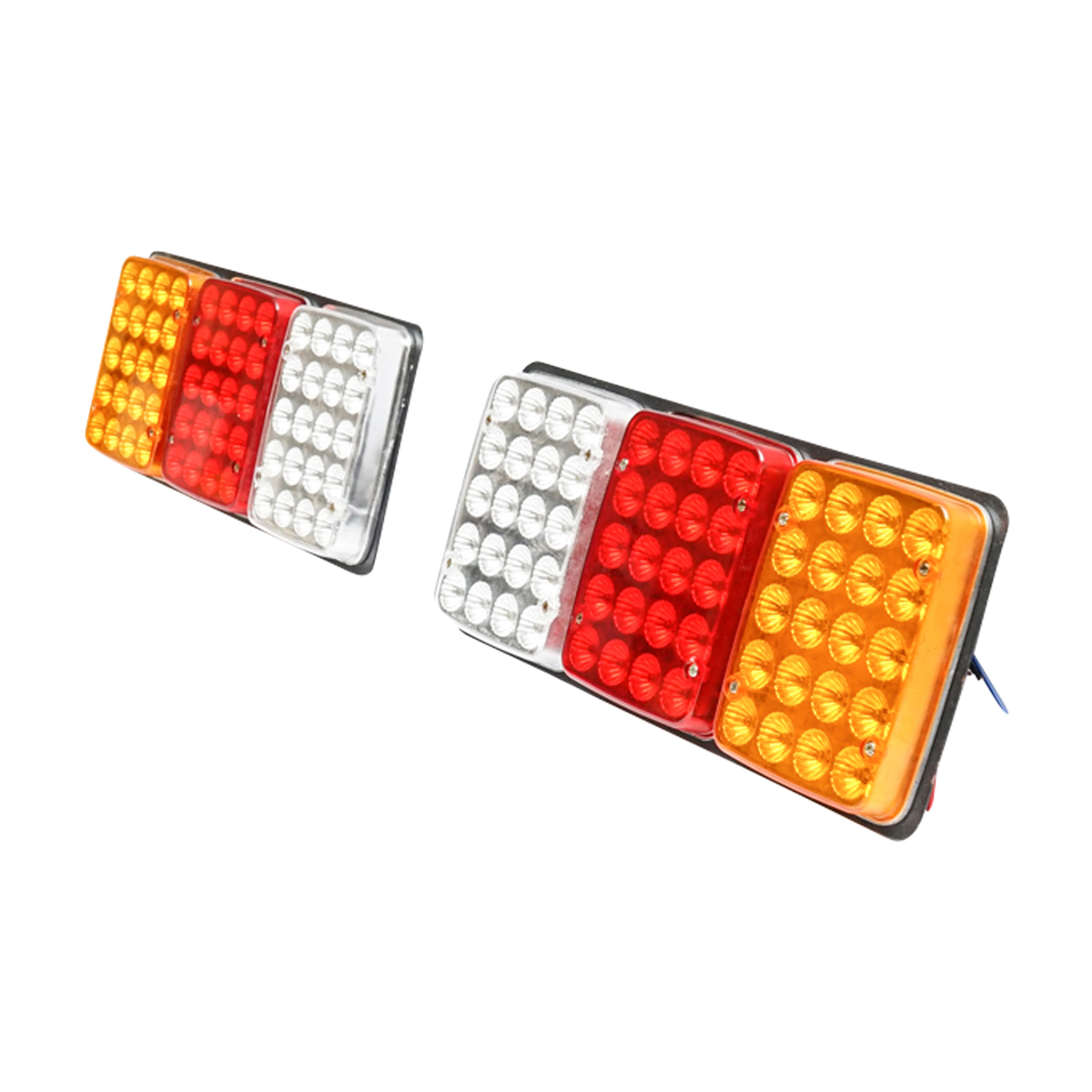 Set lampi stop spate LED cu 3 functii 12V - 24V. 330x140mm. Breckner Germany - imagine 2
